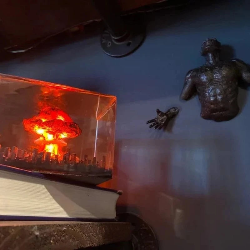 3D Atomic Fallout Lamp