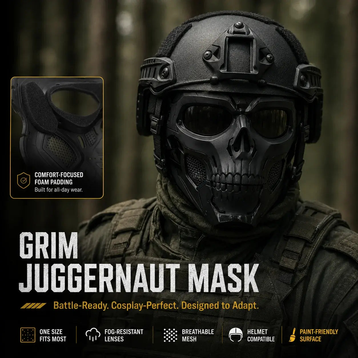 Grim Juggernaut Mask