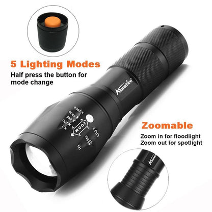 EXTREME LUMENS MILITARY FLASHLIGHT