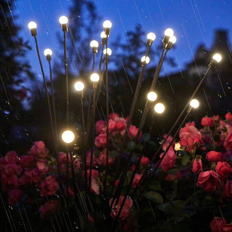 Starburst Swaying Solar Garden Lights-2PCS