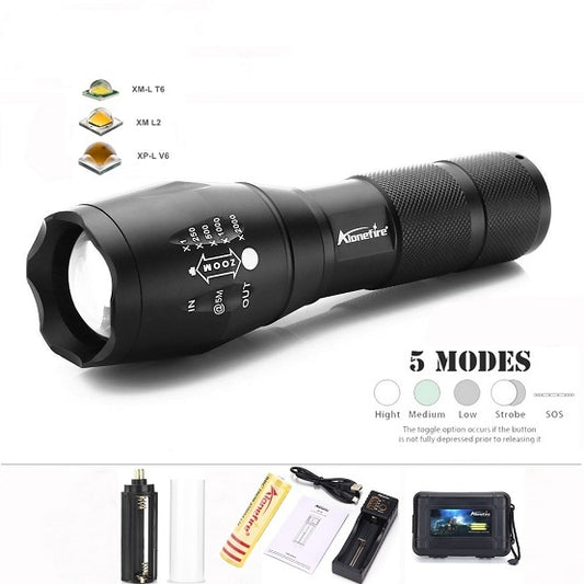 EXTREME LUMENS MILITARY FLASHLIGHT