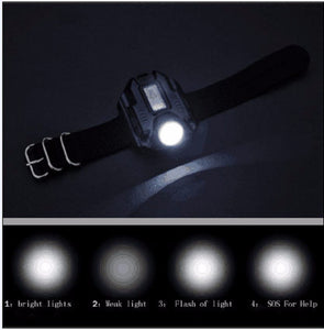 RECHARGEABLE FLASHLIGHT TACTICAL WATCH