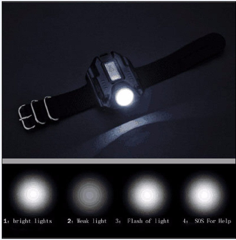 RECHARGEABLE FLASHLIGHT TACTICAL WATCH