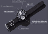 RECHARGEABLE FLASHLIGHT TACTICAL WATCH